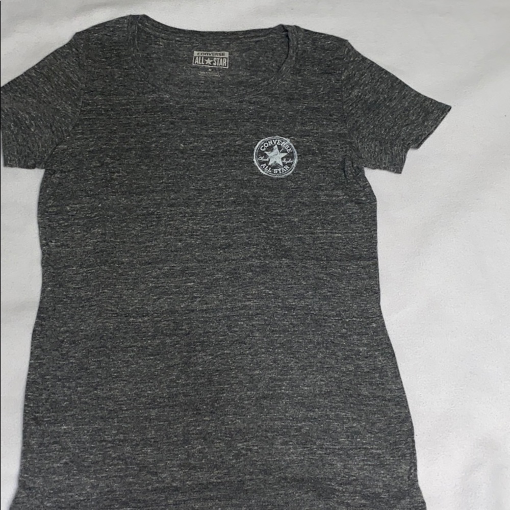 Converse gray tee, short sleeve